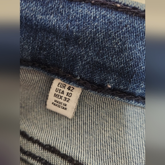 ZARA BLUE JEANS SIZE 10 - Picture 7 of 13